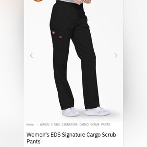 Black DICKIES Scrub Pants